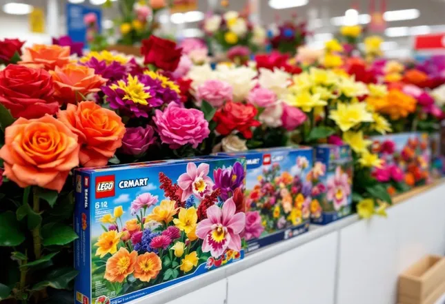 kmart flower lego