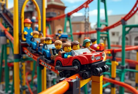 lego roller coaster