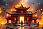 Rare LEGO Set 2011: Fire Temple #2507-1